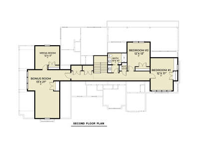 Second Floor for House Plan #2464-00172