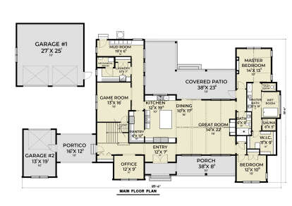 Main Floor for House Plan #2464-00174