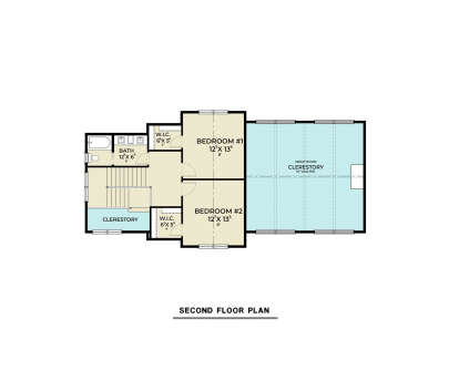 Second Floor for House Plan #2464-00174