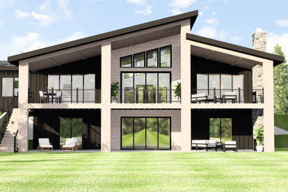 Contemporary House Plan #5032-00373 Elevation Photo