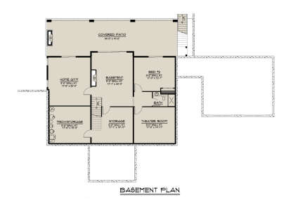 Basement for House Plan #5032-00373