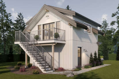 Modern Farmhouse House Plan #2452-00015 Elevation Photo