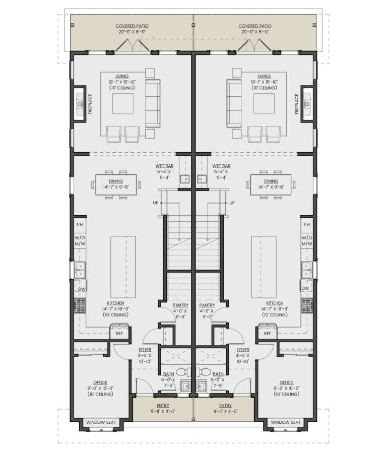 House Plan House Plan #33904 Drawing 1