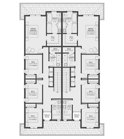 Second Floor for House Plan #2452-00016