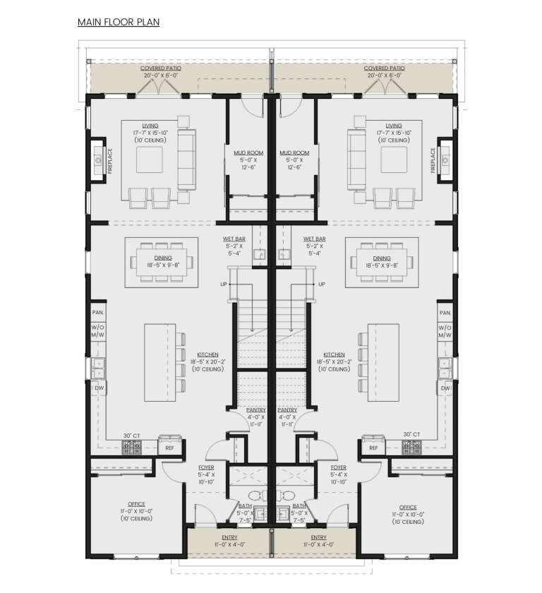House Plan House Plan #33905 Drawing 1