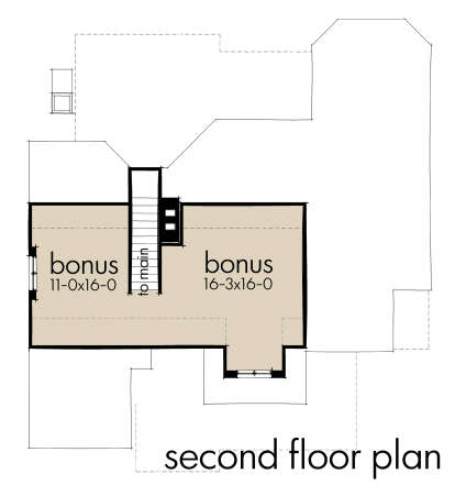 Bonus Room for House Plan #9401-00132