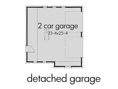 Detached Garage for House Plan #9401-00132