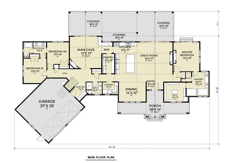 House Plan House Plan #33908 Drawing 1