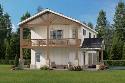 Modern Farmhouse House Plan #009-00461 Elevation Photo