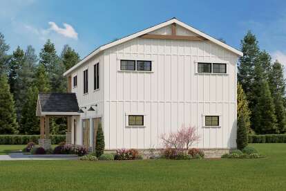 Modern Farmhouse House Plan #009-00461 Elevation Photo