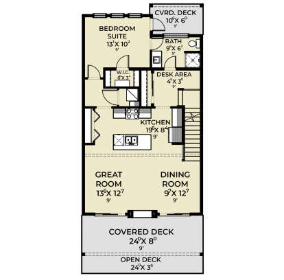 Main Floor for House Plan #2464-00176