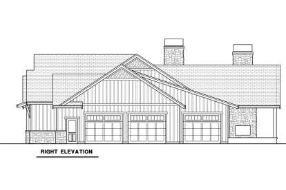 Modern Farmhouse House Plan #2464-00178 Elevation Photo