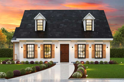 Traditional House Plan #699-00449 Elevation Photo