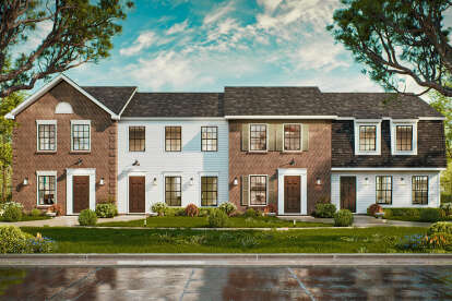 Traditional House Plan #699-00450 Elevation Photo