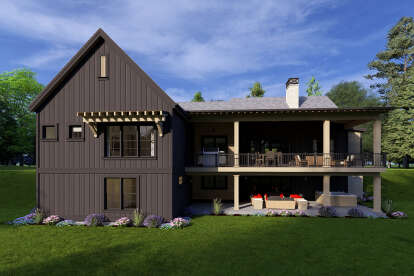Modern Farmhouse House Plan #425-00063 Elevation Photo