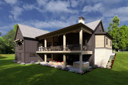 Modern Farmhouse House Plan #425-00063 Elevation Photo
