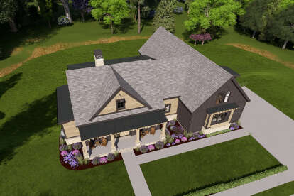 Modern Farmhouse House Plan #425-00063 Elevation Photo