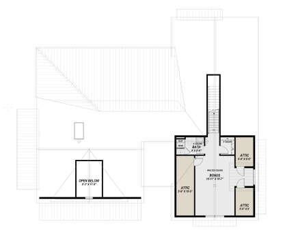 Bonus Room for House Plan #425-00063