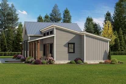 Barn House Plan #009-00462 Elevation Photo