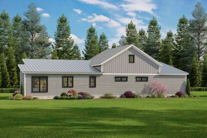 Barn House Plan #009-00462 Elevation Photo