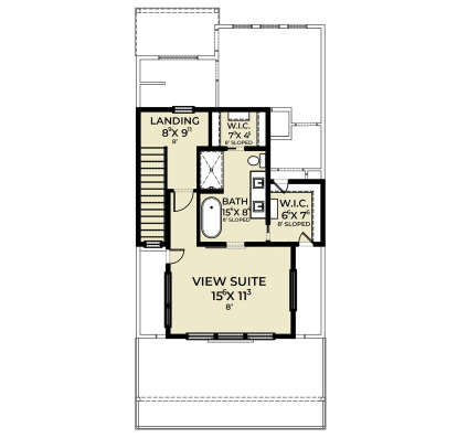 Third Floor for House Plan #2464-00180