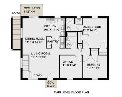 Main Floor for House Plan #039-00792