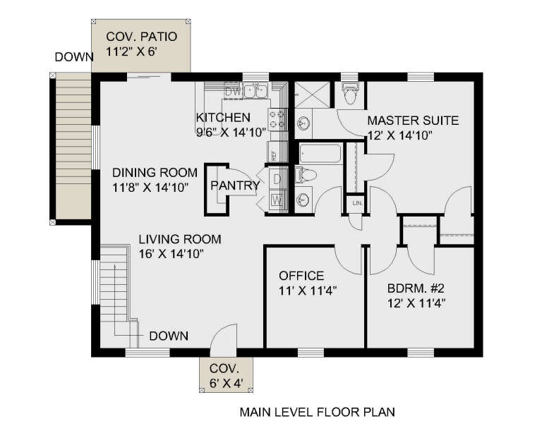 House Plan House Plan #33920 Drawing 1