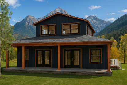 Barn House Plan #8816-00001 Elevation Photo