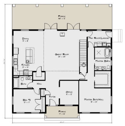 Main Floor for House Plan #8816-00001