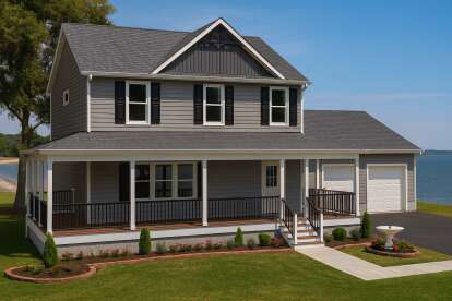 Farmhouse House Plan #8816-00002 Elevation Photo
