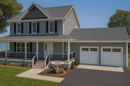 Farmhouse House Plan #8816-00002 Elevation Photo