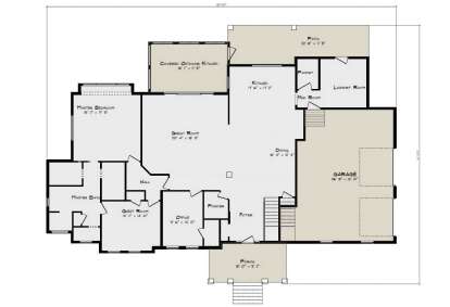 Main Floor for House Plan #8816-00003