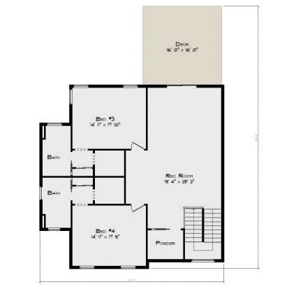 Second Floor for House Plan #8816-00003