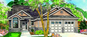 European House Plan #035-00408 Elevation Photo