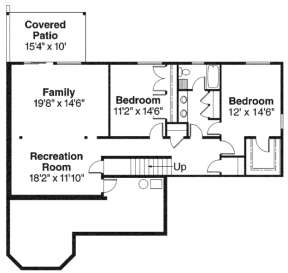 Floorplan 1 for House Plan #035-00408