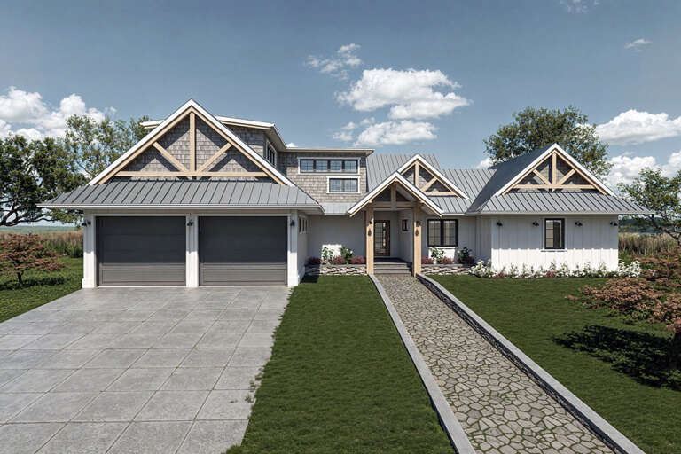House Plan House Plan #33934 Front Elevation 
