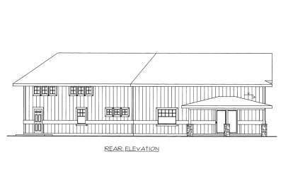 Barn House Plan #039-00798 Elevation Photo