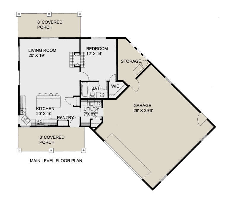 House Plan House Plan #33938 Drawing 1