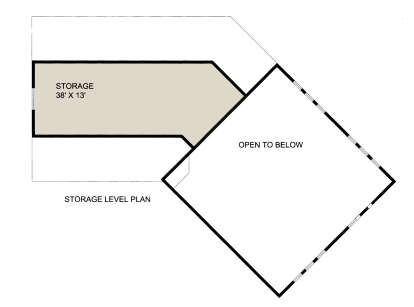 Attic Space for House Plan #039-00798
