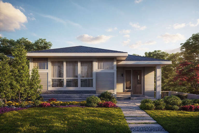 House Plan House Plan #33940 Front Elevation 