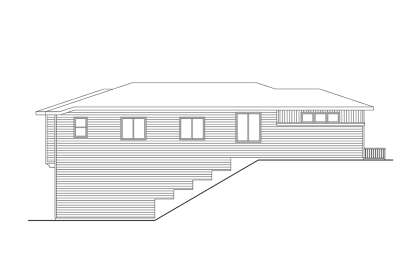 Modern House Plan #035-01177 Elevation Photo