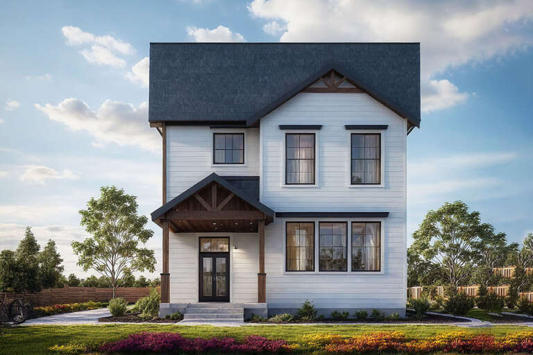 House Plan House Plan #33941 Front Elevation 