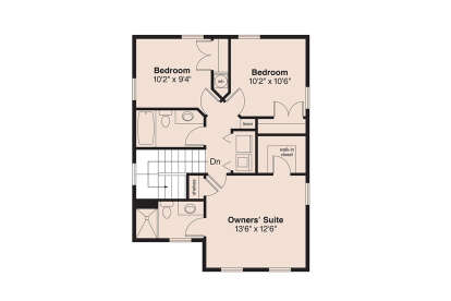 Second Floor for House Plan #035-01178