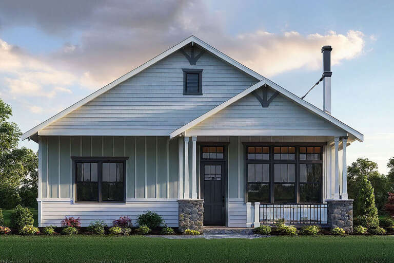 House Plan House Plan #33943 Front Elevation 