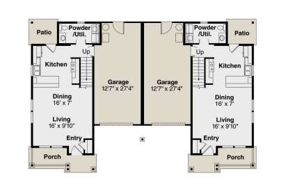 Main Floor for House Plan #035-01181