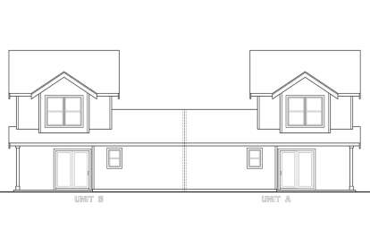 Craftsman House Plan #035-01182 Elevation Photo