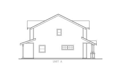 Craftsman House Plan #035-01182 Elevation Photo