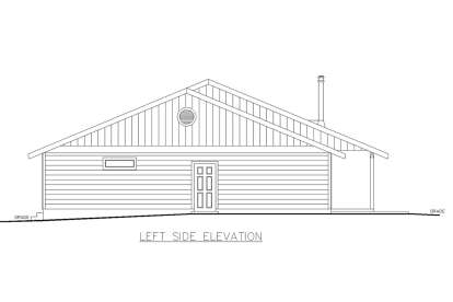 Ranch House Plan #039-00803 Elevation Photo