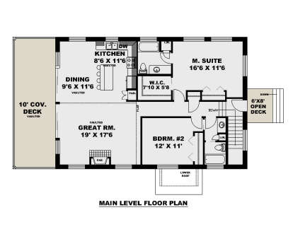 Main Floor for House Plan #039-00805