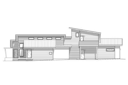 Contemporary House Plan #5460-00012 Elevation Photo